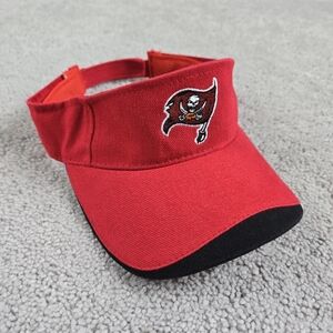 Vtg Y2k Tampa Bay Buccaneers Ray J Promotional Visor Adjustable Hat Red